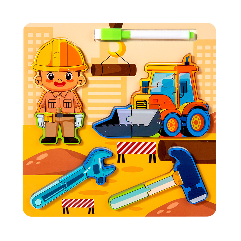CPC.CE rompecabezas de madera rompecabezas rompecabezas rompecabezas rompecabezas educación temprana tablero de dibujo para niños herramientas profesionales rompecabezas tridimensional