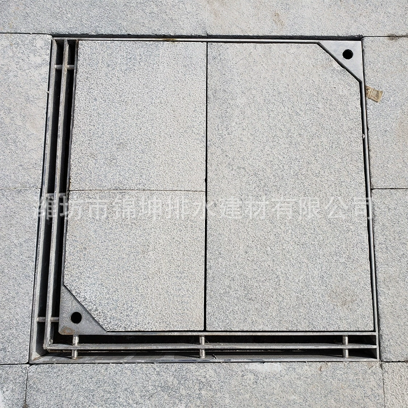 Оптовая Продажа с фабрики крышка люка из нержавеющей стали дождевая вода композитная крышка люка из нержавеющей стали невидимая крышка люка квадратная затонувшая квадратная крышка люка