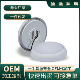 Ip65 Waterproof Ceiling Light Shell Kit Emergency Induction Ceiling Light Bathroom Moisture-Proof Lamp Empty Shell Energy Saving
