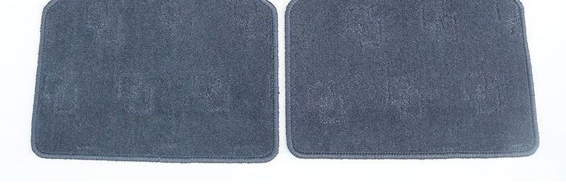 Car mat for cleaning, anti-slip, anti-dirt, easy to clean, full protection mat, TPE wrap-around mat, suitable for cars, with a velvet surface