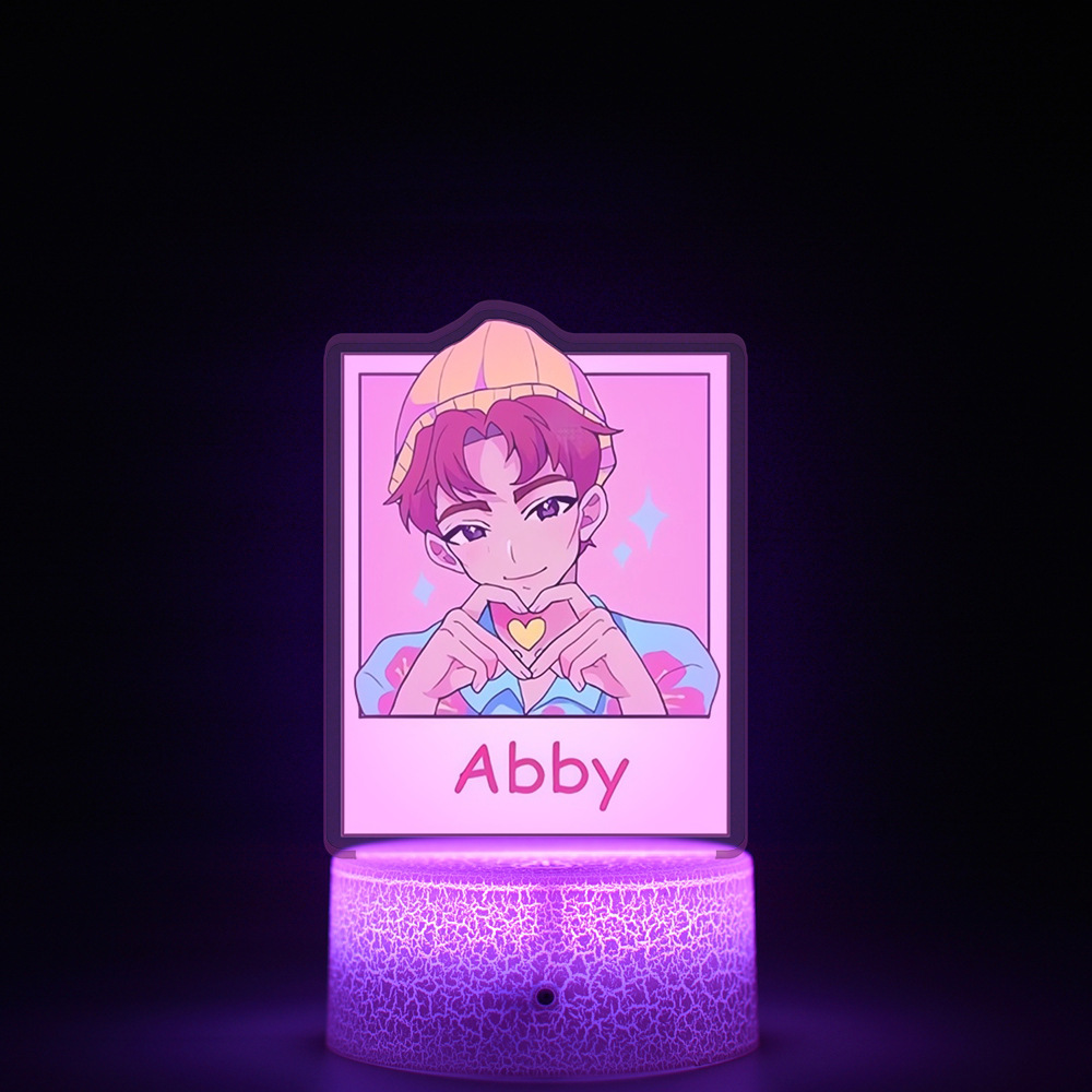 Caza de demonios transfronteriza K-POP grupo de mujeres perímetro cazadores intermedia impresión interior de control remoto luz de noche