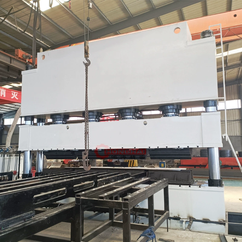 Гидравлический пресс для растяжения кровельных панелей контейнеров 630 тонн 800 тонн 1600 тонн, машина для растяжения гофрированных панелей с четырьмя цилиндрами