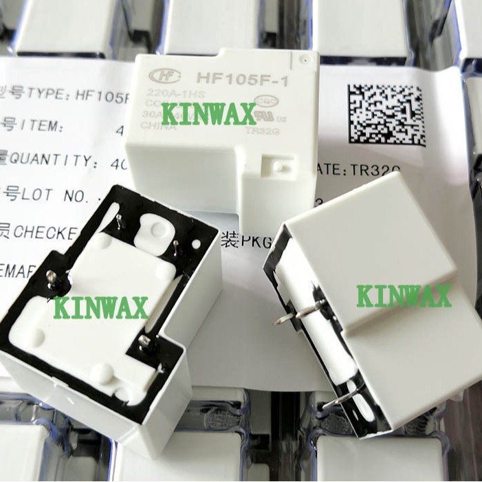 HF105F-1/012A-1HSF 继电器一组常开30A240VAC线圈电压