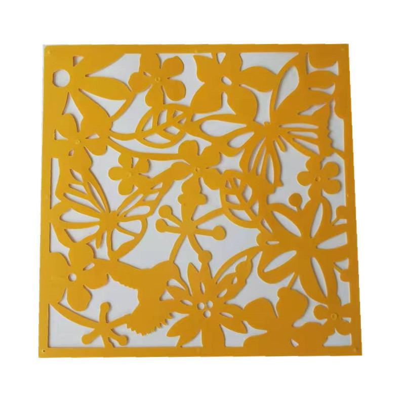 Office partition splicing carved style screen commercial hotel office building decorative partition entrance hanging screen 5