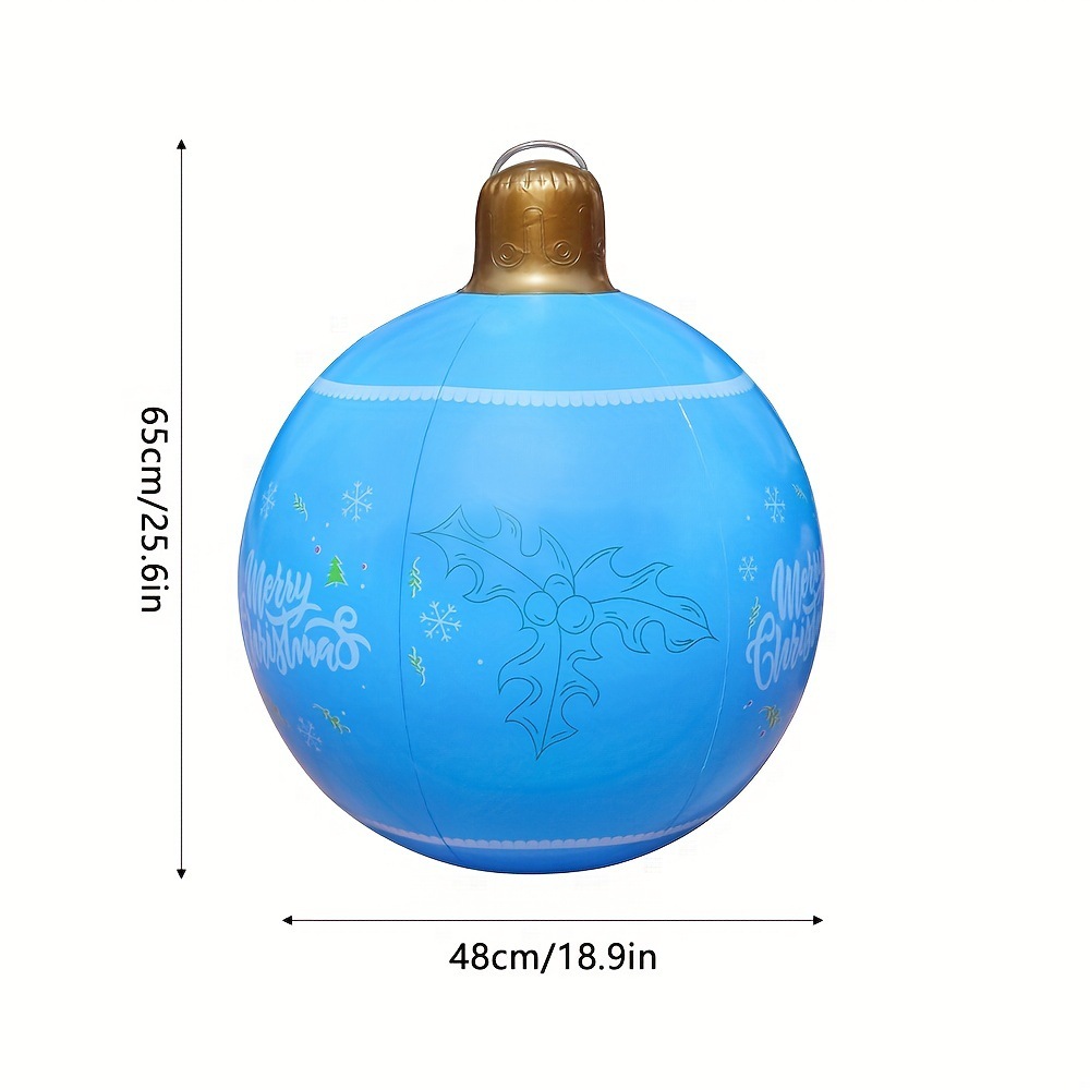Transfronteriza nueva bola inflable de Navidad fiesta patio al aire libre 60cm bola diversión vacaciones atmósfera Decoración