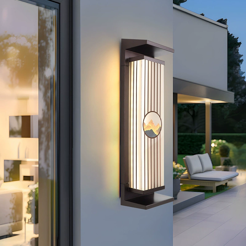 Светодиодный солнечный настенный светильник, уличный светильник для двора, вилла, дверь, боковая колонна, уличный светильник для балкона, террасы, водонепроницаемый настенный светильник