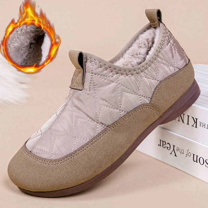 Женские утеплённые ботинки‑тапочки с флисом, тёплые зимние, мягкая подошва, размеры 36–41