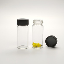 厂家供应 20ML玻璃瓶  拉管螺口瓶  片剂瓶