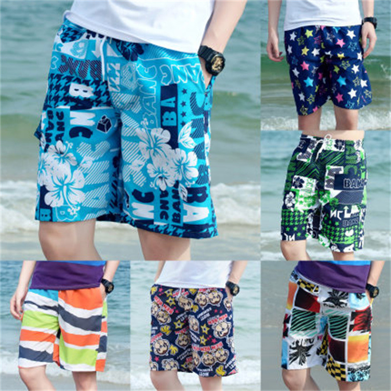 Summer quick-drying men's beach shorts l...