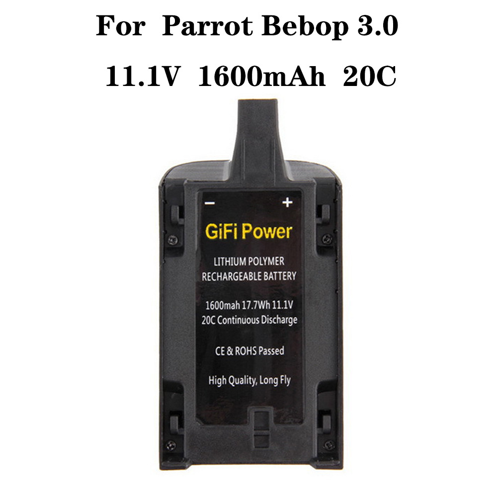 适用派诺特Parrot Bebop Drone 3.0飞行器电池1600mAh 11.1V  20C