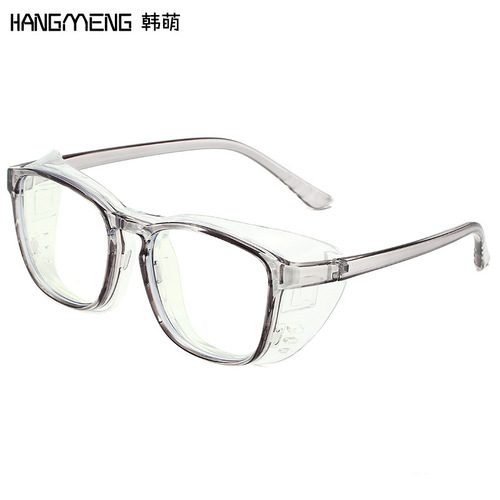 New Amazon anti-pollen glasses, moist anti-fog protective glasses, Japanese wet room glasses, anti-blue light flat glasses, cross-border