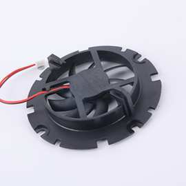 6010圆框反叶风扇5V12V24V商照帕灯静音散热风扇打印机卡微型风扇