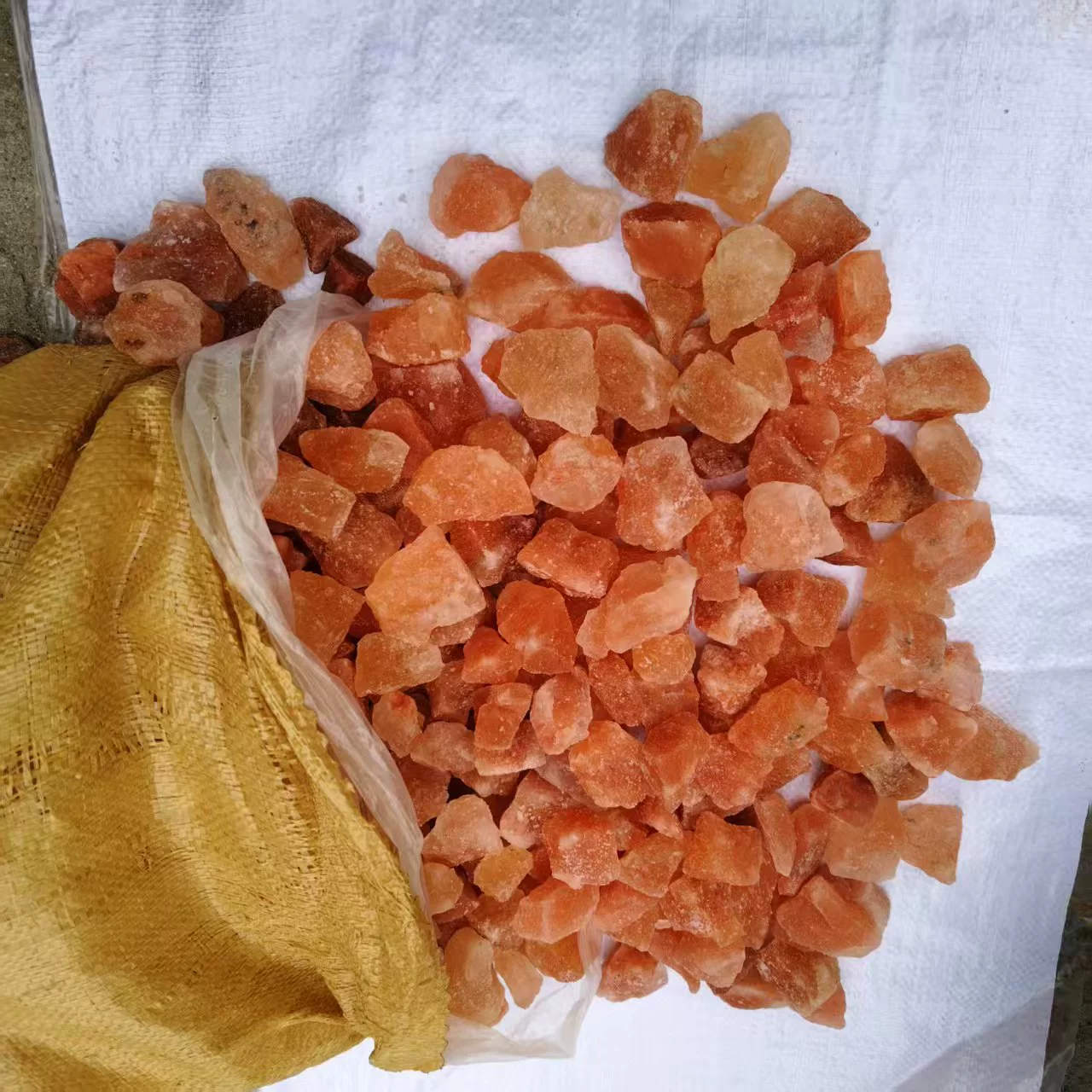Пакистанская минеральная соль, розовая гималайская каменная соль, мешок горячего компресса с красной солью, соль Мируя розовая соль
