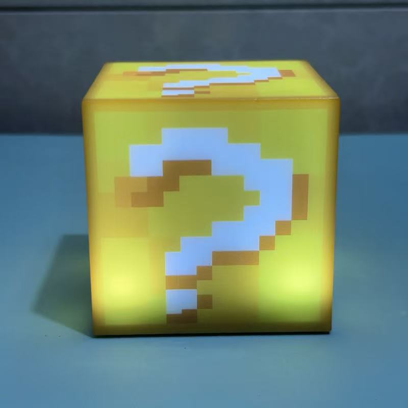My World Game Periférico Regalo de cumpleaños Año Nuevo Hombre Caja de regalo MC Torch Antorcha Luz nocturna creativa Luz ambiental
