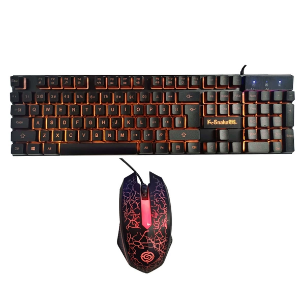 Keyboard, mouse, black set