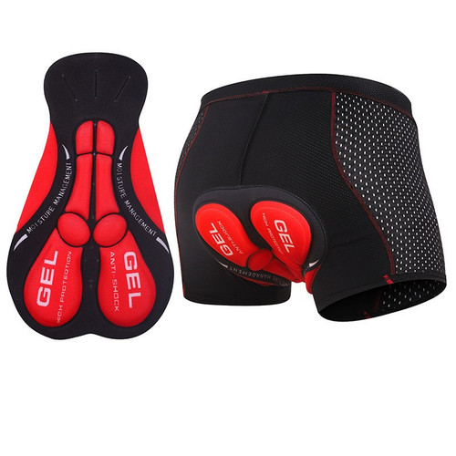 Cross-border Amazon hot-selling breathable cycling pants men's padded anti-shock silicone pad cycling shorts