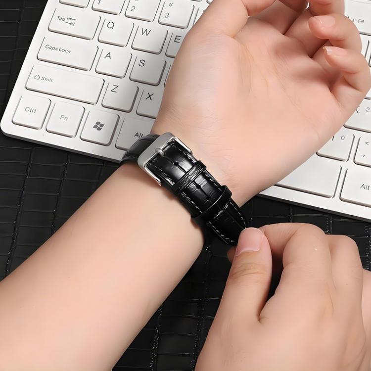 Para Apple Watch 38 - 49mm multi-tamaño correa de reloj de bambú botón retro correa de cuero