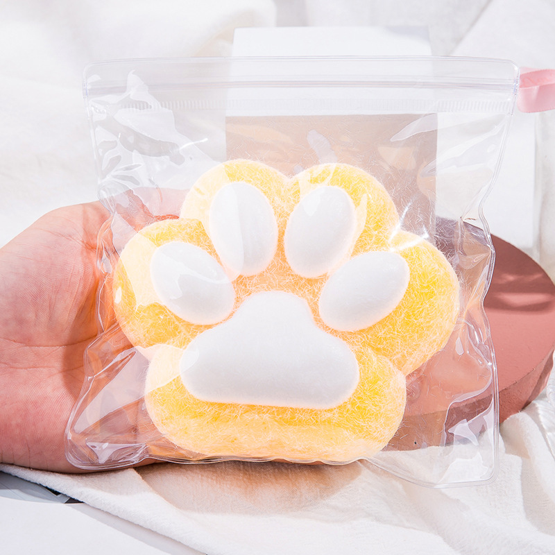 Pinch pinch pastel descompresible peluche gato garra caja ciega bolsa ciega rebote lento alivio de presión juguetes puestos