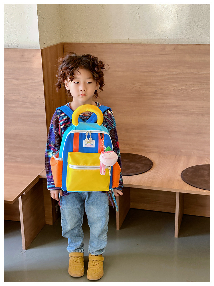 New Kindergarten Backpack Children's Primary School Grade One Boys And Girls Ultra-Light Backpack Spine Protection Travel Backpack display picture 16