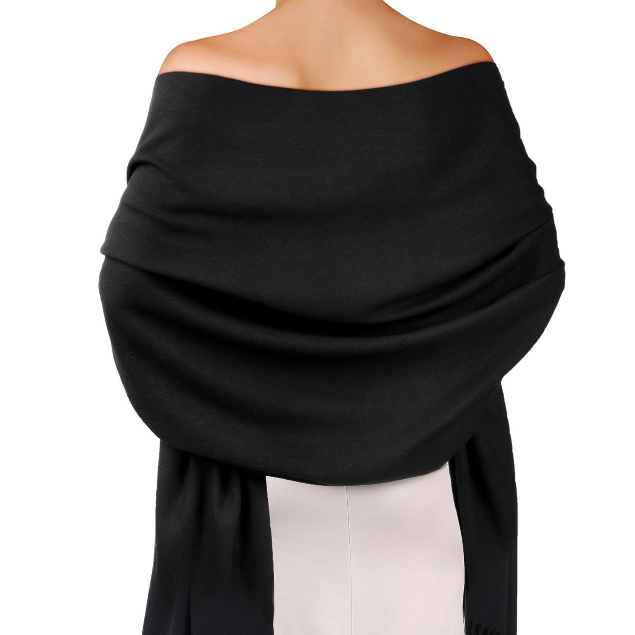 Foreign Trade Scarf Solid Color Women's Imitation Cashmere Autumn and Winter New High-End Mid-Length Warm Scarf Large Shawl Wholesale