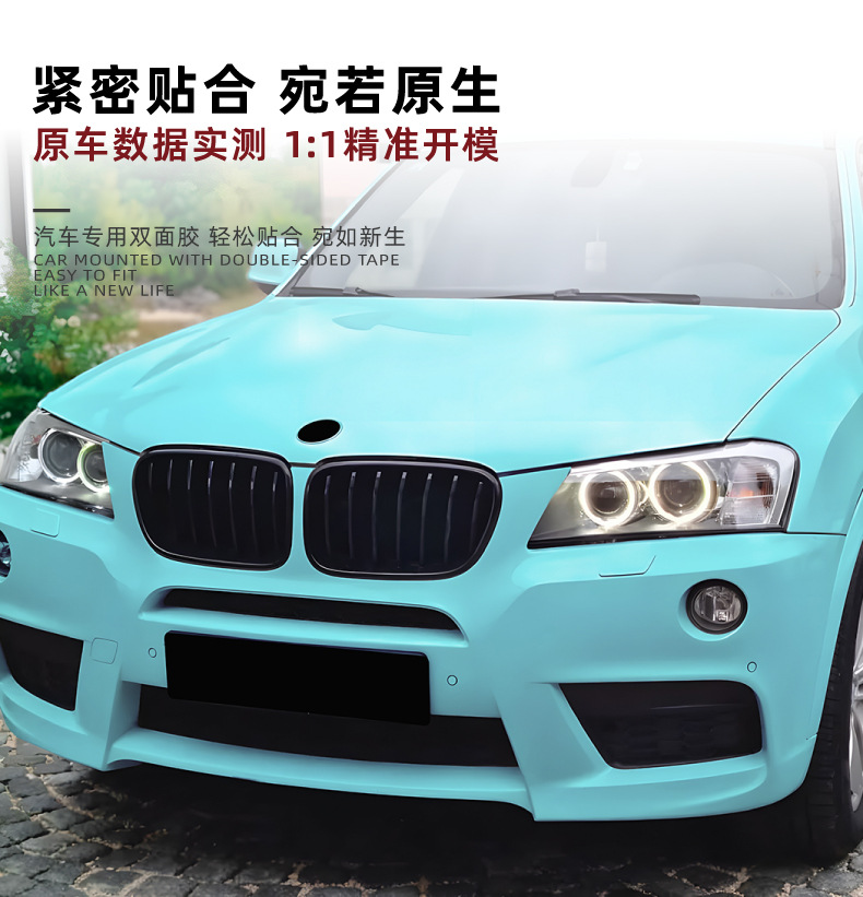 Applicable to Bmw X3 F25 Early Model Years 2011-2013 Single-Line and Double-Line Front Grille Air Intake Grille Exterior Modification