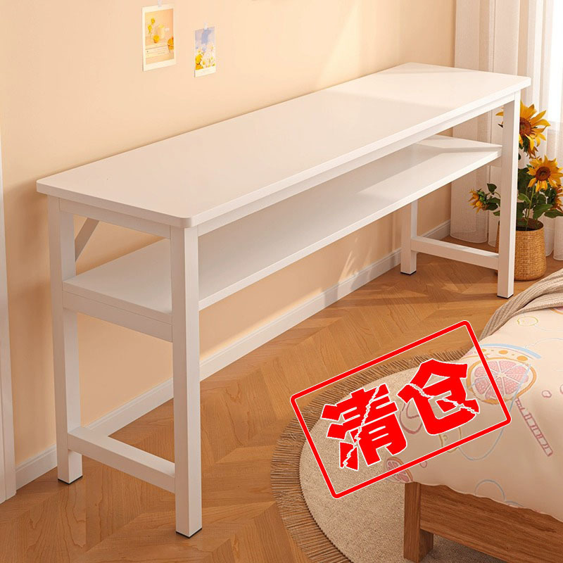 Long Rectangular Desk for Study, Living Room, Home Use, with Solid Wood Legs, Large Long Table, Workbench Long Rectangular Desk for Study, Living Room, Home Use, with Solid Wood Legs, Large Long Table, Workbench