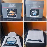 Круглая 3D стеклянная картина с зыбучим песком, раскладывающаяся дома, песочные часы, подарок, креативная живопись песком, поделки, украшение для рабочего стола, свет, роскошный стиль