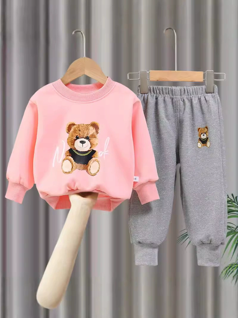Tide, children's set for men and women, autumn sweatshirt, Korean style, for teenagers