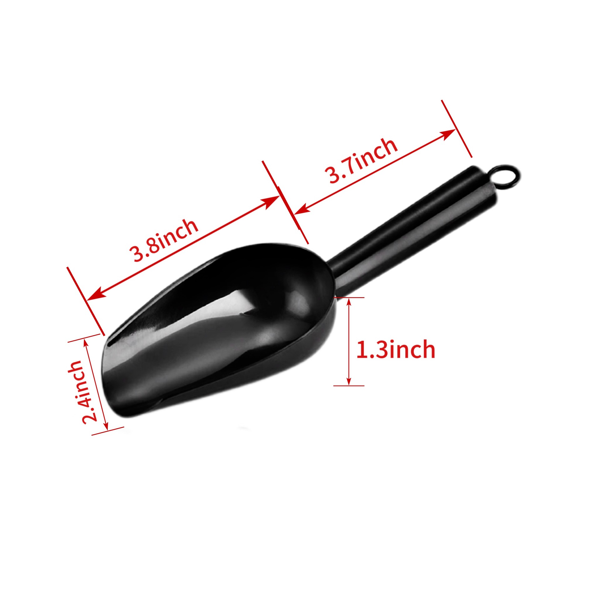 [블랙] 6호 얼음삽(19cm) 72g