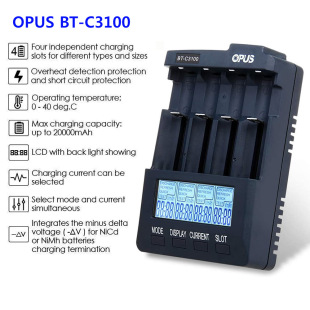 OPUS BT-C3100��懚�๦��18650������y����������