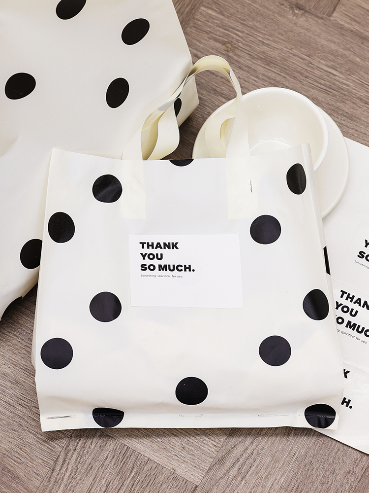 Punto de onda grueso mochila de plástico esmerilado hombro correa de ropa tienda de ropa bolsa de plástico logotipo personalizado regalos