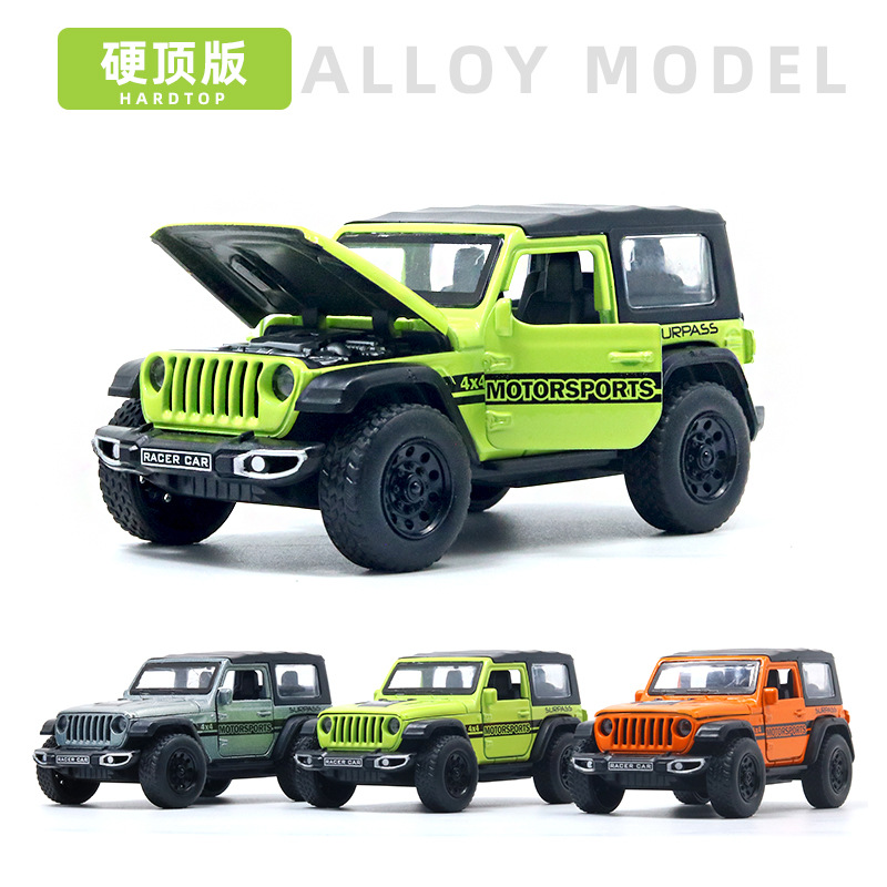 A granel 1:36 simulación de aleación modelo de coche de cuatro puertas de juguete para niños SUV coche niño fuera de carretera decoración al por mayor