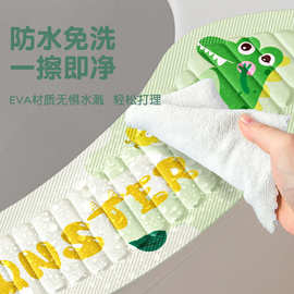 加厚马桶贴垫套家用可水洗防水免洗耐脏四季通用eva可爱印花硅胶