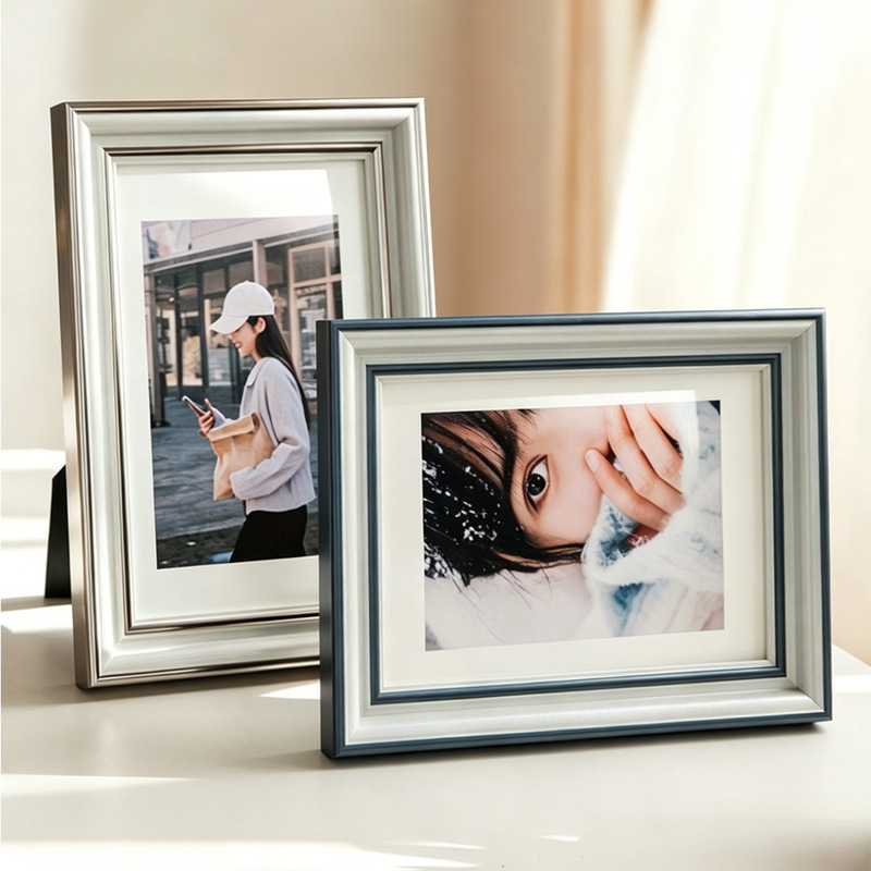 Modern Minimalist High-End Photo Frame Display Stand 6-Inch 7-Inch 8-Inch Light Luxury Nordic Style Photo Frame Wall Hanging Custom-Made Modern Minimalist High-End Photo Frame Display Stand 6-Inch 7-Inch 8-Inch Light Luxury Nordic Style Photo Frame Wall Hanging Custom-Made
