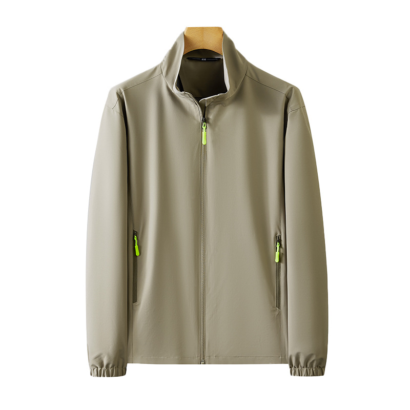 Ropa de trabajo de otoño abrigo anti-fouling ropa de trabajo rompevientos impermeable collar de soporte chaqueta de trabajo chaqueta logotipo impreso personalizado image 17
