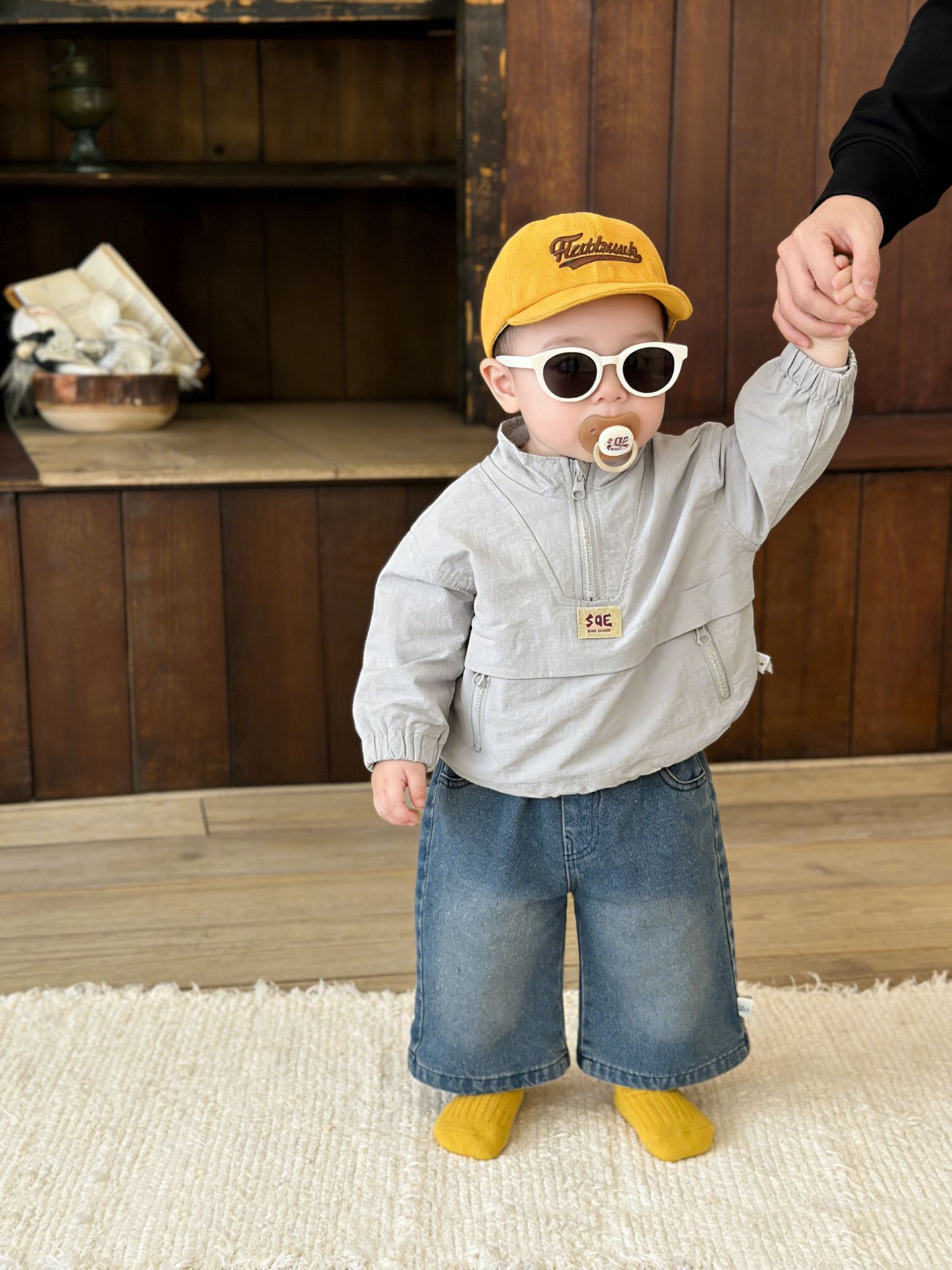 Chaqueta de primavera y otoño para niños, nuevo estilo de ropa de bebé, ropa de moda cool, ropa de bebé, chaqueta coreana