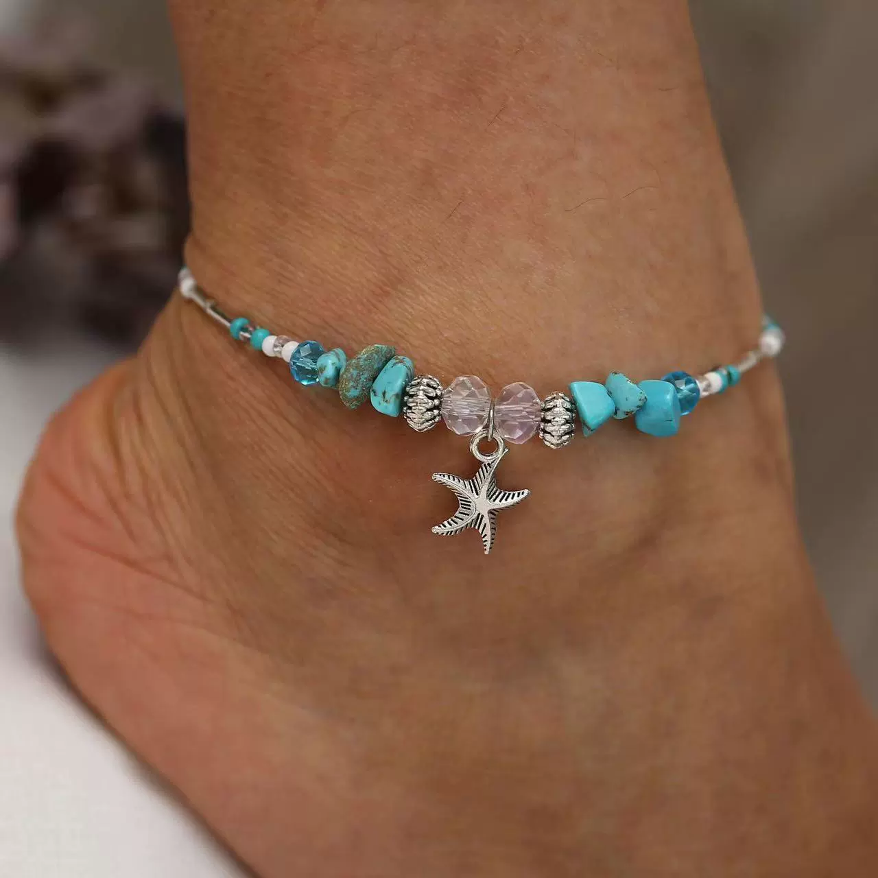 (), морская anklet браслет, Amazon, европейский стиль