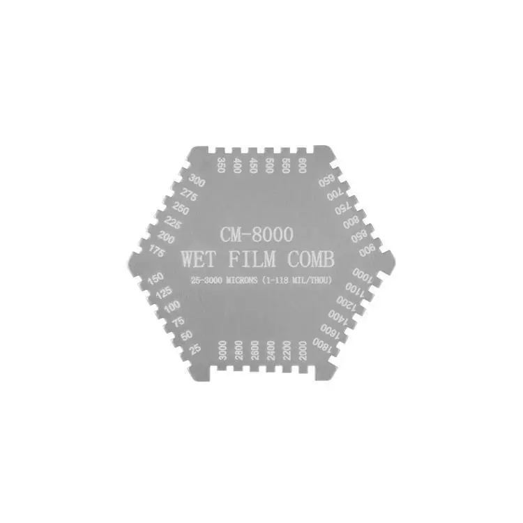 Фабрика оптовая и розничная продажа пленки с покрытием толстая влажная пленка инструмент влажная пленка расческа CM-8000
