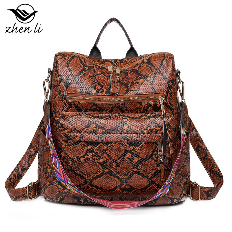 Zhenli bolso retro mochila de gran capacidad para mujer diseño de nicho Mochila De mujer bolsas bolsa al por mayor