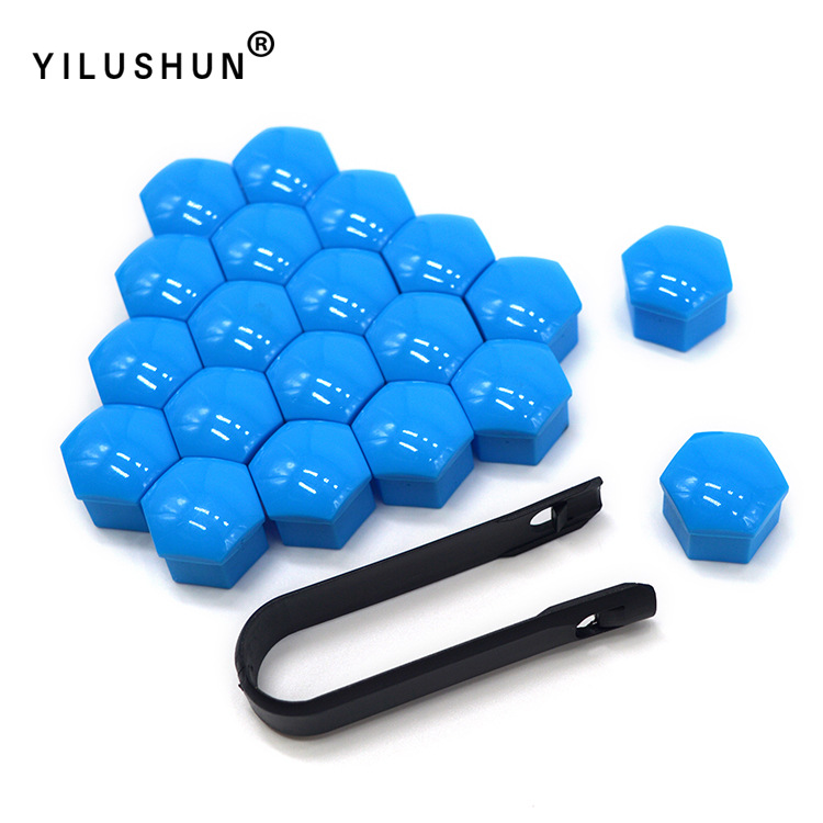 17mm 19mm 21mm universal del neumático de coche tapón rosca cubo decorativo plástico tuerca cubierta protectora
