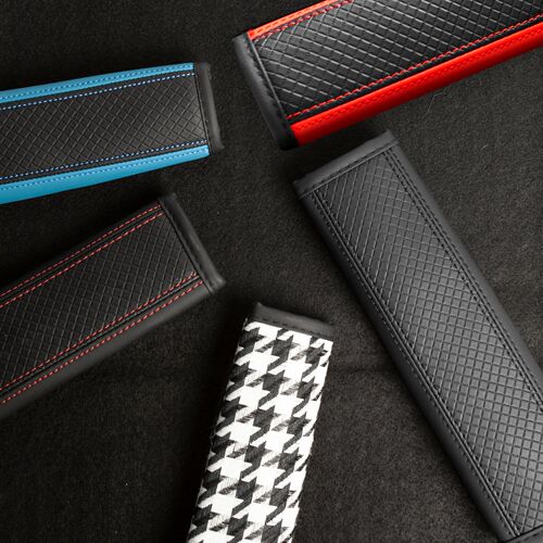 Car safety belt shoulder cover PU leather car interior decoration shoulder breathable comfortable seatbelt protector