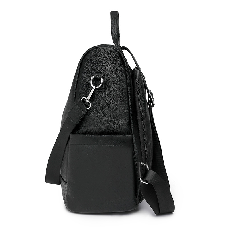 Mochila antirrobo multiusos para mujer 2024 nueva mochila escolar de moda impermeable color sólido mochila de viaje salvaje al por mayor