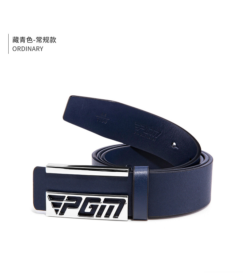 Thắt lưng Golf PGM da bò in nổi ba chiều, khóa hợp kim thể thao cho nam — Một size chi tiết 9