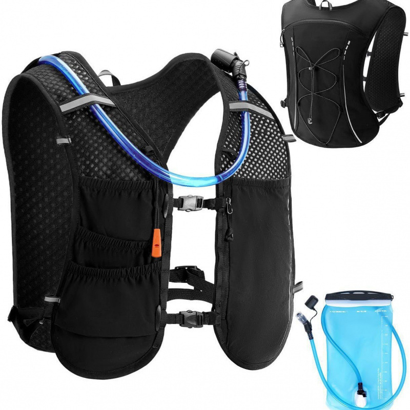 In-Stock Amazon Cross-Border Running Vest with Adjustable Chest Strap, Breathable Outdoor Running Hydration Vest, Lightweight Backpack In-Stock Amazon Cross-Border Running Vest with Adjustable Chest Strap, Breathable Outdoor Running Hydration Vest, Lightweight Backpack