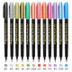 12 color metal paint pen creative DIY painting pen hand account photo album graffiti does not fade water-based color graffiti pen