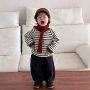 条纹秋冬男童儿童卫衣
