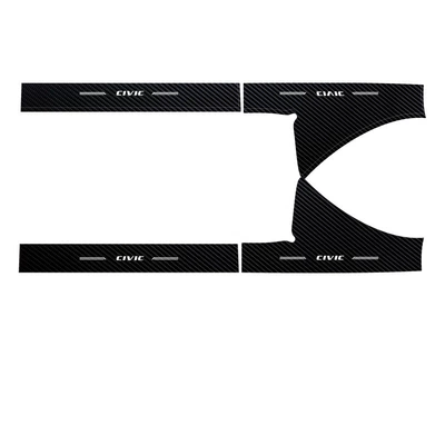 16-25 Models of the 10Th/11Th – Şüşə kənarı xromları/moldingləri - 16-21-tenth-generation-civic-built-in-threshold-strip-4-piece-set