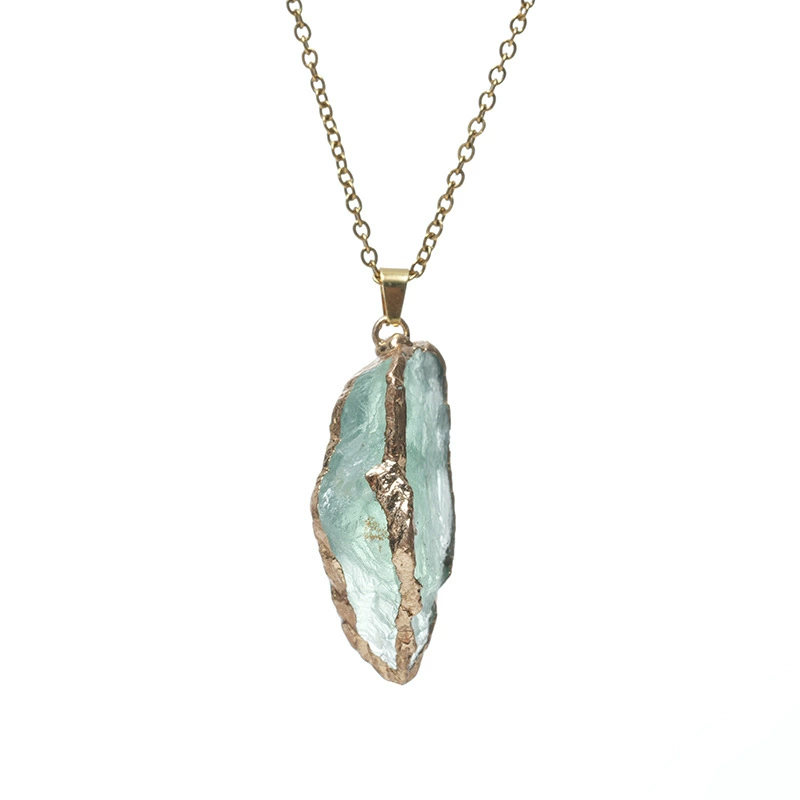Natural water, crystal, pendant, natural ore, accessory, handmade, (Cross-border trading)