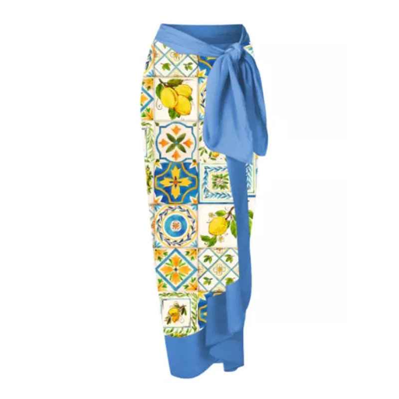 Womenu0027S Fashion Fruit Flower Polyester One Pieces