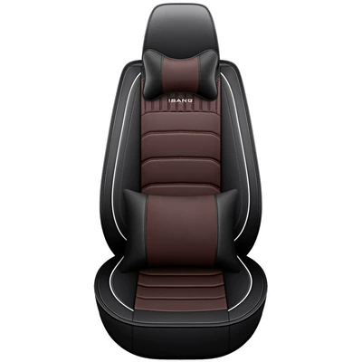 special car seat cover 7-seat: Modelə uyğun (Original) oturacaq örtükləri - cys-c-15-black-coffee-color-luxury-version-single-seat-11